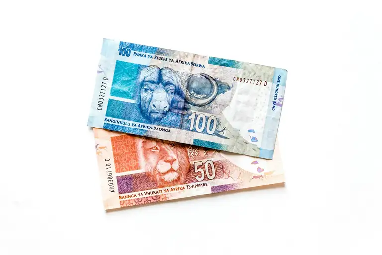 South African R100 and R50 notes